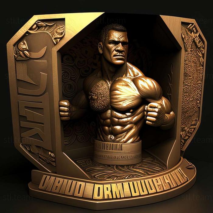 3D модель Беззаперечна гра UFC 2009 (STL)